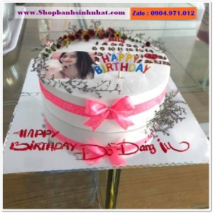 Bánh Sinh Nhật In Hình Ảnh - H490